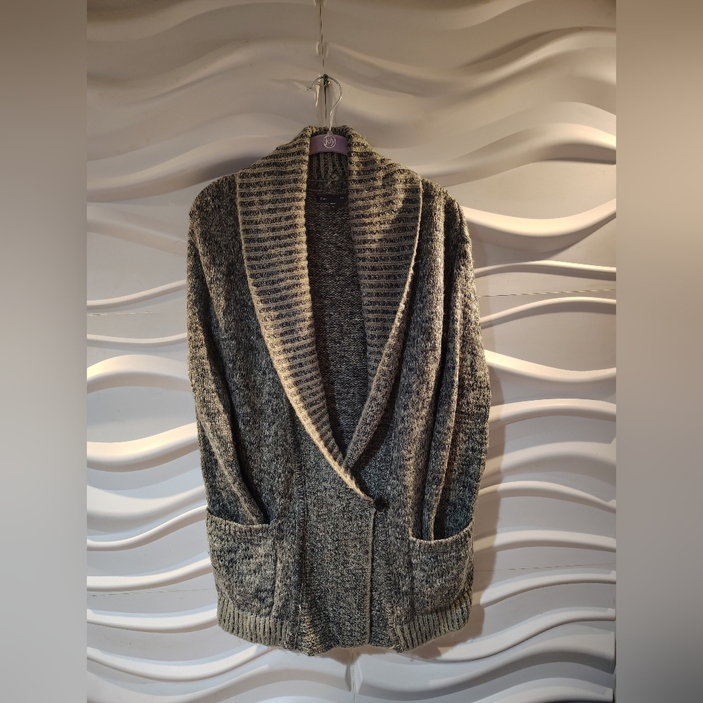 Preowned Gap Cardigan Gray Women Size Medium
